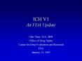 ICH V1 An FDA Update PowerPoint PPT Presentation