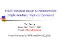 44220: Database Design PowerPoint PPT Presentation