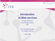 Introduction to Web services
