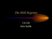 The RMI Registry