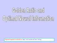 Golden Ratio and
