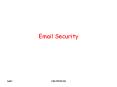 Email Security PowerPoint PPT Presentation