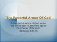 The Powerful Armor Of God PowerPoint PPT Presentation