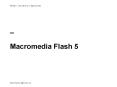 _ Macromedia Flash 5 PowerPoint PPT Presentation