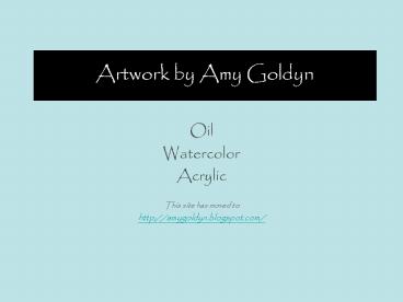 Artwork by Amy Goldyn