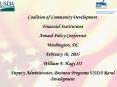 Coalition of Community Development PowerPoint PPT Presentation