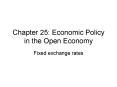 Chapter 25: Economic Policy in the Open Economy PowerPoint PPT Presentation