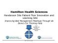 Hamilton Health Sciences PowerPoint PPT Presentation
