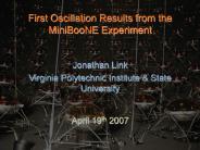 First Oscillation Results from the MiniBooNE Experiment