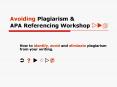 Avoiding Plagiarism PowerPoint PPT Presentation