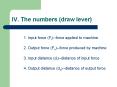 IV. The numbers draw lever PowerPoint PPT Presentation