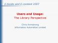 Ebooks and Econtent 2007 PowerPoint PPT Presentation