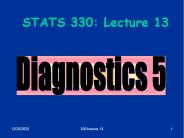 STATS 330: Lecture 13