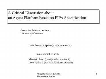 Nessun titolo diapositiva