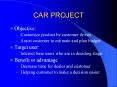 CAR PROJECT PowerPoint PPT Presentation