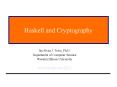 Haskell and Cryptography PowerPoint PPT Presentation