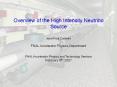 Overview of the High Intensity Neutrino Source PowerPoint PPT Presentation