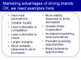 Marketing advantages of strong brands: OK, we need examples here PowerPoint PPT Presentation
