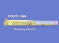 Brochures PowerPoint PPT Presentation