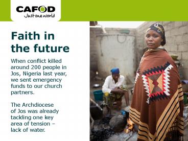 CAFOD PowerPoint