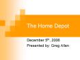 The Home Depot PowerPoint PPT Presentation