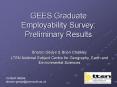 GEES Graduate Employability Survey: Preliminary Results PowerPoint PPT Presentation