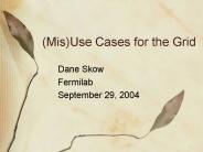 MisUse Cases for the Grid