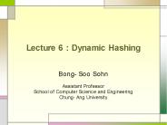 Lecture 6 : Dynamic Hashing