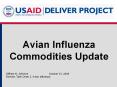 Avian Influenza Commodities Update PowerPoint PPT Presentation
