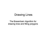 Drawing Lines