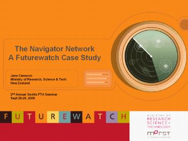 The Navigator Network A Futurewatch Case Study