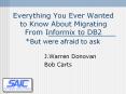 Everything You Ever Wanted to Know About Migrating From Informix to DB2 *But were afraid to ask PowerPoint PPT Presentation