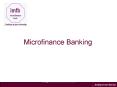 Microfinance Banking PowerPoint PPT Presentation