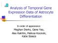 Analysis of Temporal Gene Expression Data of Astrocyte Differentiation PowerPoint PPT Presentation
