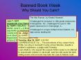 Banned Book Week Why Should You Care PowerPoint PPT Presentation