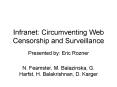Infranet: Circumventing Web Censorship and Surveillance PowerPoint PPT Presentation