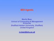 BDI Agents