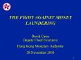 THE FIGHT AGAINST MONEY LAUNDERING PowerPoint PPT Presentation
