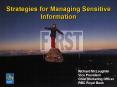 Strategies for Managing Sensitive Information PowerPoint PPT Presentation
