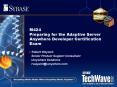 M424 Preparing for the Adaptive Server Anywhere Developer Certification Exam PowerPoint PPT Presentation