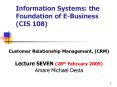 Information Systems: the Foundation of EBusiness CIS 108 PowerPoint PPT Presentation