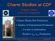 Charm Studies at CDF