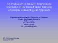 An Evaluation of January Temperature Anomalies in the United States Utilizing a Synoptic Climatologi PowerPoint PPT Presentation
