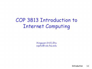 3rd Edition: Chapter 1