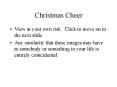 Christmas Cheer PowerPoint PPT Presentation