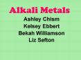 Alkali Metals PowerPoint PPT Presentation