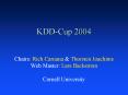 KDDCup 2004 PowerPoint PPT Presentation