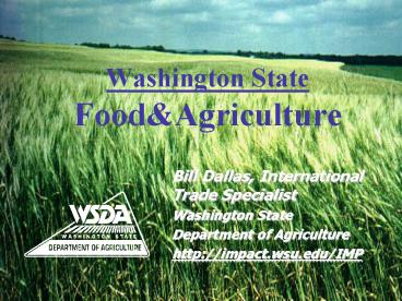 Washington State Food