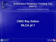 Mobilization Readiness Tracking Tool MRTT PowerPoint PPT Presentation