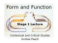Form and Function PowerPoint PPT Presentation